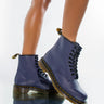 Front View Dr. Marten 1460 Indigo Smooth Boot