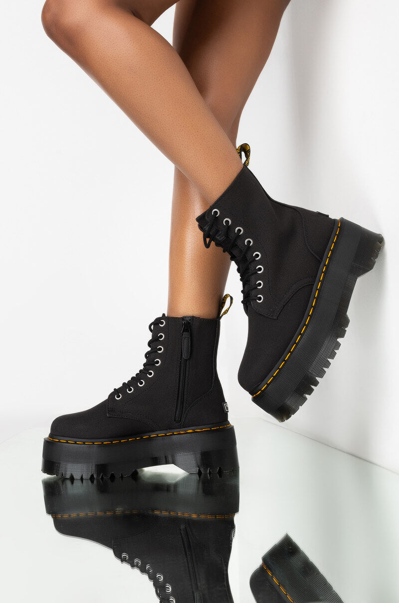 DR. MARTEN JADON MAX X-GIRL BLACK CANVAS view 0