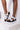 Front View Dr Martens Kimber Hydro & Logo Webbing Sandal in White