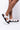 Side View Dr Martin Kimber Hydro & Logo Webbing Sandal in White