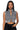 Front View Dream State Sleeveless Knit Zip Up Crop Sweater