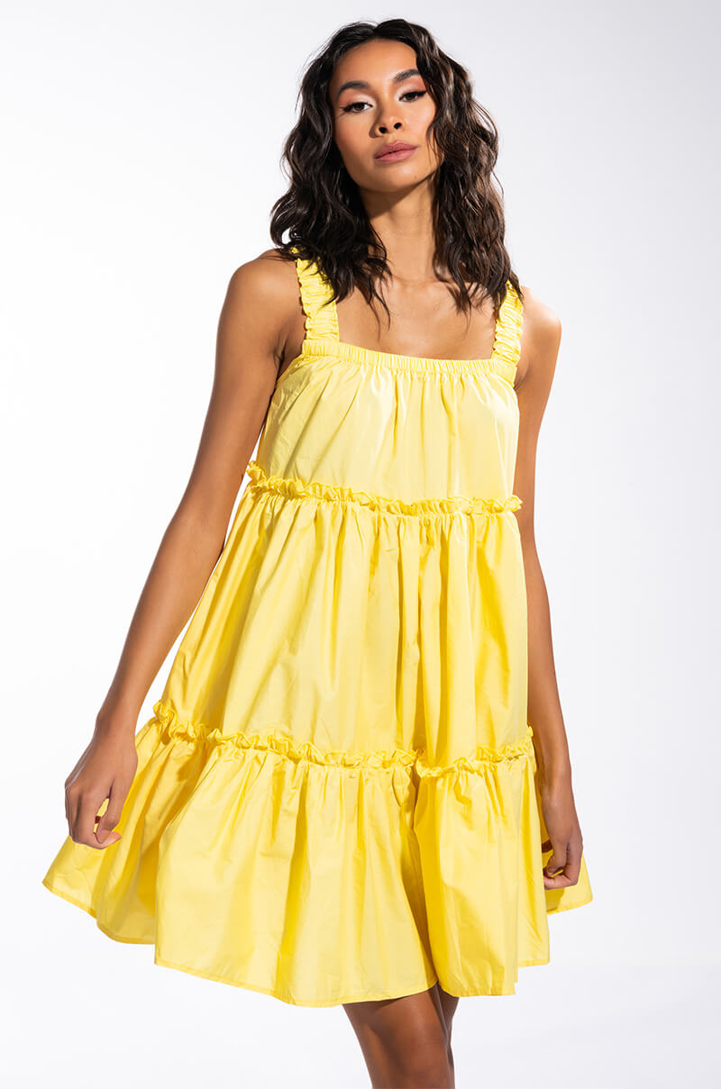 DREAMER RUFFLE MINI DRESS view 0
