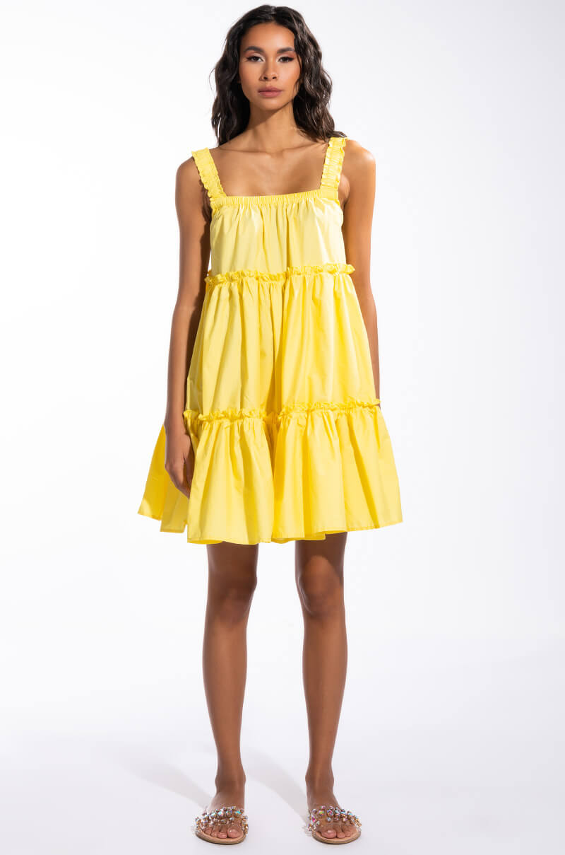 Extra View Dreamer Ruffle Mini Dress