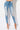 Front View Dreams Pearls High Waisted Skinny Jeans in Light Denim