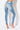 Back View Dreams Pearls High Waisted Skinny Jeans in Light Denim