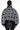 Extra View Dreamy Hand Knitted Crochet Puffer In Black White