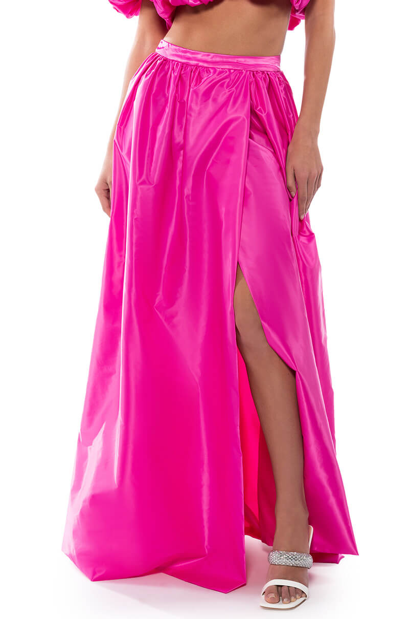 Front View Dress Like Royalty Full Volume Maxi Skirt