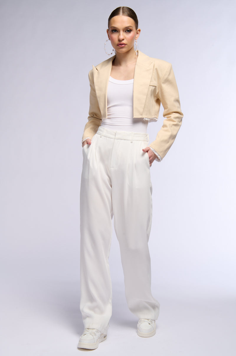 Full View Dressy Cropped Blazer