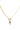 Back View Drip Drop Pearl Pendant Necklace In Gold