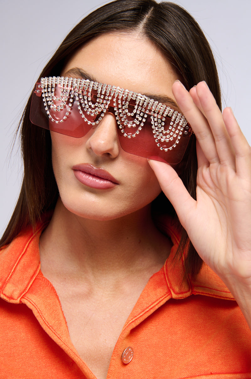 DRIP ME OUT SUNGLASSES IN PINK view 0