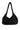 Side View Duffy Ruched Shoulder Bag In Black