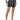 Front View Dutchess Pleated Knit Mini Skirt