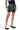 Front View Dutchess Pleated Knit Mini Skirt