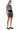 Back View Dutchess Pleated Knit Mini Skirt