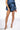 Front View Easy Going Flouncy Satin Short