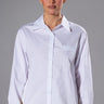 Front View Easy Poplin Everyday Blouse