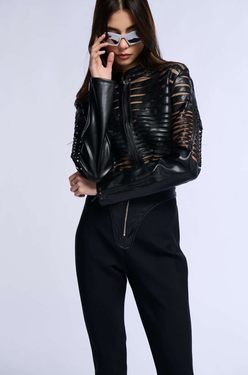 Full View Easy Rider Lightweight Caged Moto Jacket