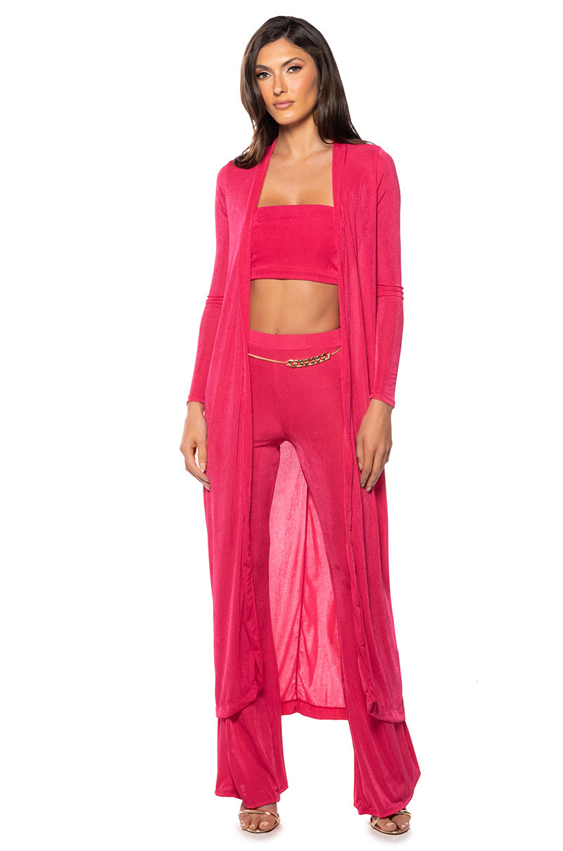Front View Easy To Wear Maxi Long Sleeve Cardigan