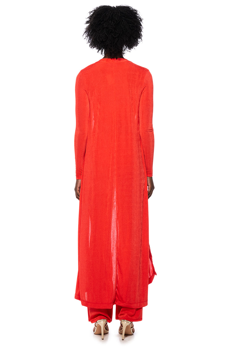 Detail View Easy To Wear Maxi Long Sleeve Cardigan