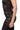 Full View Echo Mesh Ruched Sleeveless Midi Dress In Black