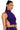 Side View Echo Velvet Sleeveless Top In Purple