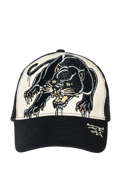 Ed Hardy RHINESTONE PANTHER TRUCKER ハット○送料無料○ ed-hardy-rhinestone-panther-