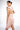 Side View Editor In Chief Mock Neck Ruffle Sleeve Midi Dress In Blush