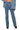 Front View Effortless Glam Rhinestone Straight Leg Jean