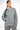 Front View Effortless Oversized Half Zip Sweatshirt