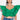 Front View Elated Ruffle Sleeve Cropped Blouse