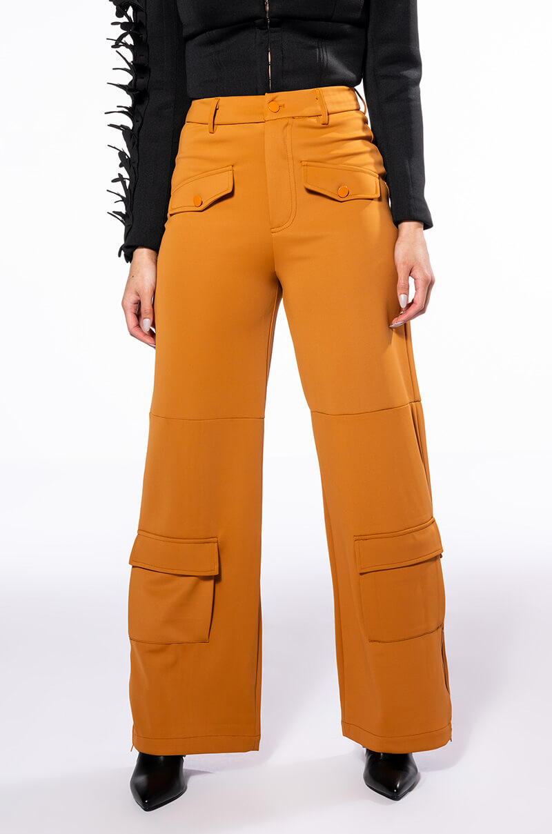 Front View Elevated Cargo Pants