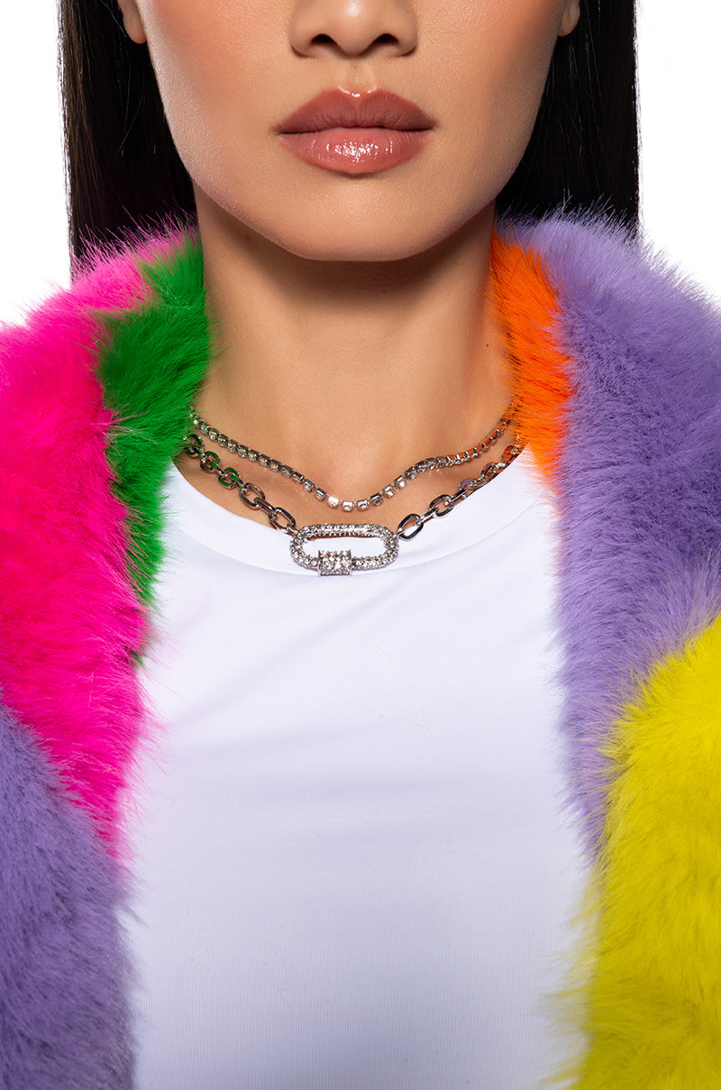 Front View Elevated Livin Necklace