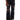 Front View Ella Bella High Rise Wide Leg Distressed Jeans In Black