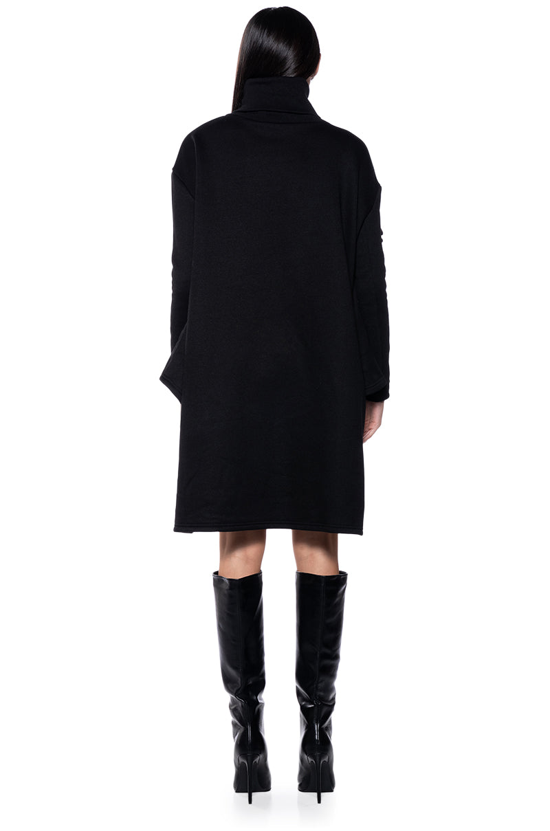 Extra View Ella Flower Detail Pullover Turtleneck Sweatshirt 5