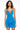 Back View Elle Sleeveless Drape Front Mini Dress