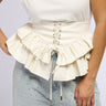 Front View Elouise Ruffle Belt