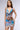 Front View Ember Slinky Cowl Neckline Mini Dress