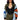 Front View Enjoy The Ride Multi Colored Crop Bomber