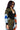 Back View Enjoy The Ride Multi Colored Crop Bomber