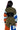 Extra View Enjoy The Ride Multi Colored Crop Bomber