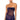 Front View Enjoy The View Mesh Panel Sequin Mini Dress In Dark Purple