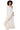 Side View Enticing One Shoulder Feather Maxi Dress In White