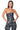 Front View Envision Me Corset Top In Black
