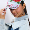 Front View Epic Garden Embellished Patch Hat