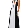 Front View Eryn Paneled Sleeveless Jumpsuit