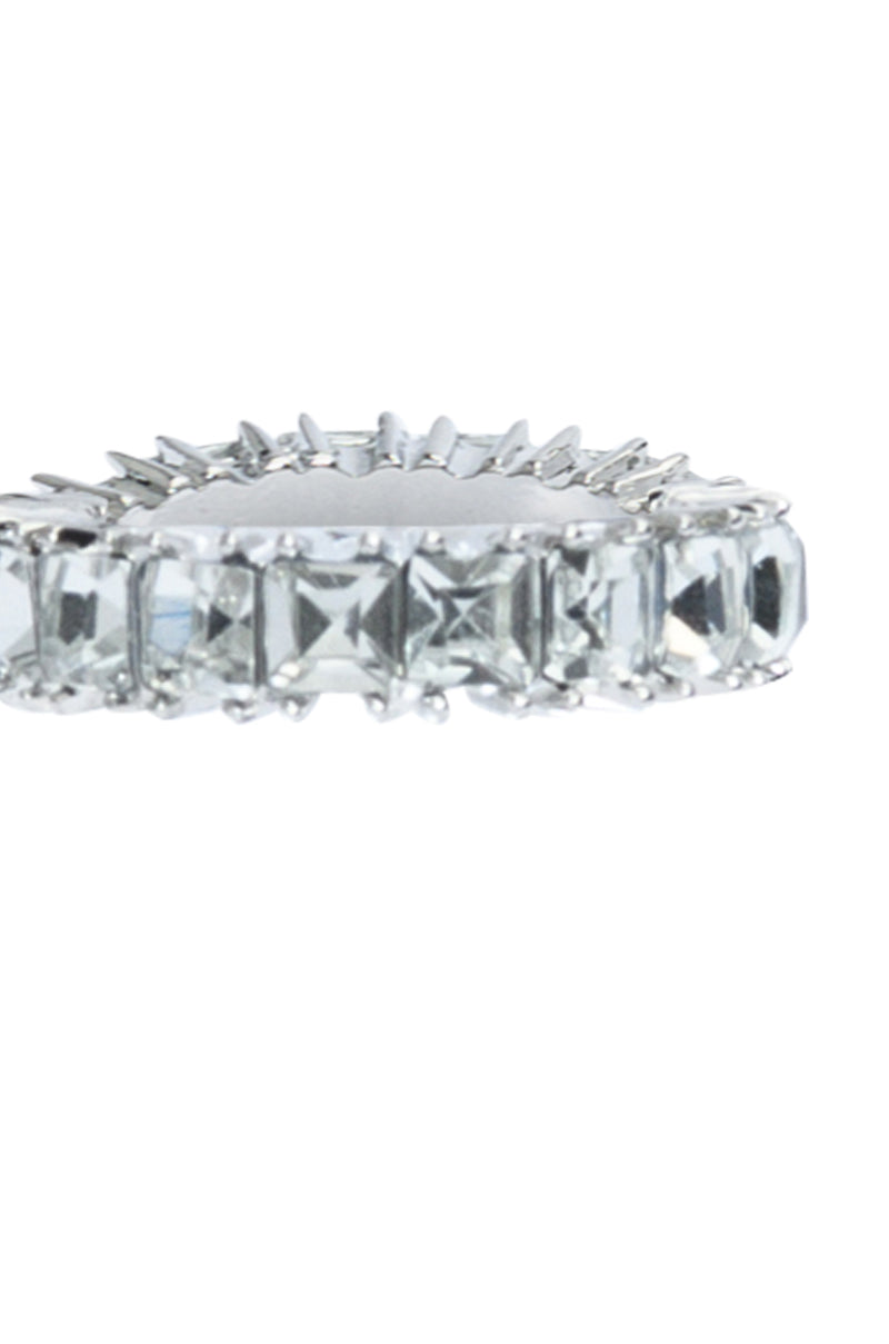 Detail View Essential Bling Ring Set In Silver 3