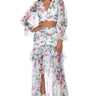 Front View Estelle Floral Print Maxi Dress