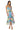 Front View Euro Summer Printed Midi Dress