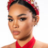 Front View Eva Headband In Red