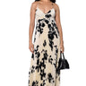 Front View Evelynn Pleated Maxi Dress